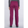 wine - Mid Rise Straight Leg Pull-on Cargo Pant
