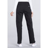 black - Mid Rise Straight Leg Pull-on Cargo Pant