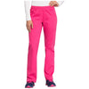 electric pink - Mid Rise Straight Leg Pull-on Cargo Pant