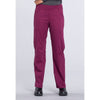wine - Mid Rise Straight Leg Pull-on Cargo Pant