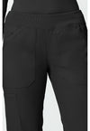 black - Mid Rise Straight Leg Pull-on Cargo Pant (View 2)
