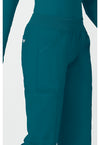 caribbean blue - Mid Rise Straight Leg Pull-on Cargo Pant (View 3)