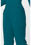 caribbean blue - Mid Rise Straight Leg Pull-on Cargo Pant (View 4)