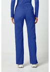 galaxy blue - Mid Rise Straight Leg Pull-on Cargo Pant (Back)