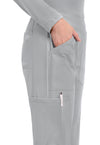 grey - Mid Rise Straight Leg Pull-on Cargo Pant (View 2)