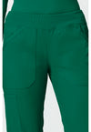 hunter green - Mid Rise Straight Leg Pull-on Cargo Pant (View 2)