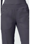 pewter - Mid Rise Straight Leg Pull-on Cargo Pant (View 2)