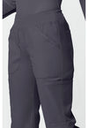 pewter - Mid Rise Straight Leg Pull-on Cargo Pant (View 4)