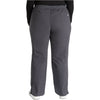 pewter - Mid Rise Straight Leg Pull-on Cargo Pant