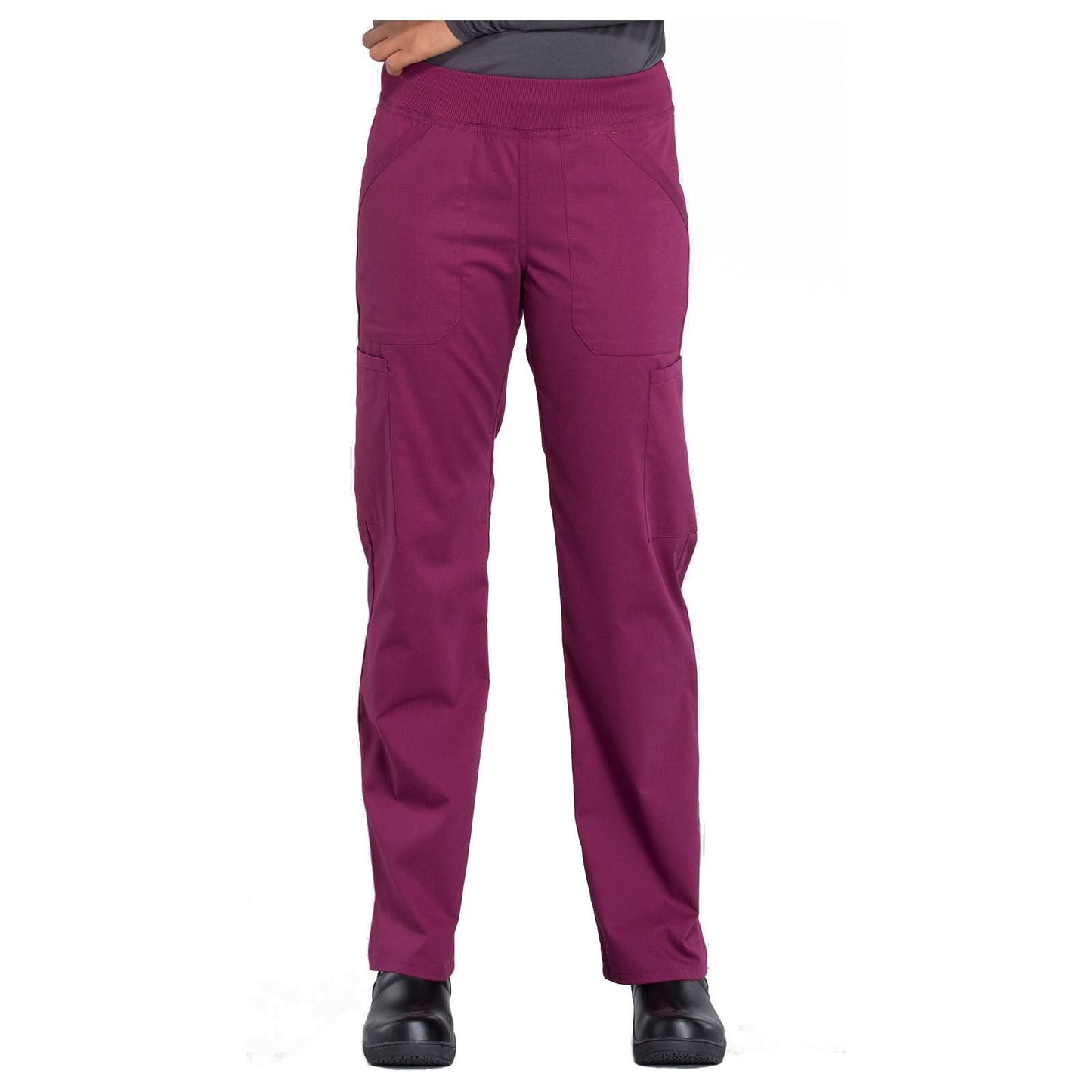 Mid Rise Straight Leg Pull-on Cargo Pant