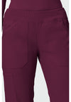 wine - Mid Rise Straight Leg Pull-on Cargo Pant (View 2)
