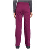 wine - Mid Rise Straight Leg Pull-on Cargo Pant