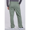 olive - Men's Tapered Leg Fly Front Cargo Pant