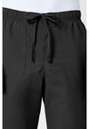 black - Men's Tapered Leg Fly Front Cargo Pant (View 2)