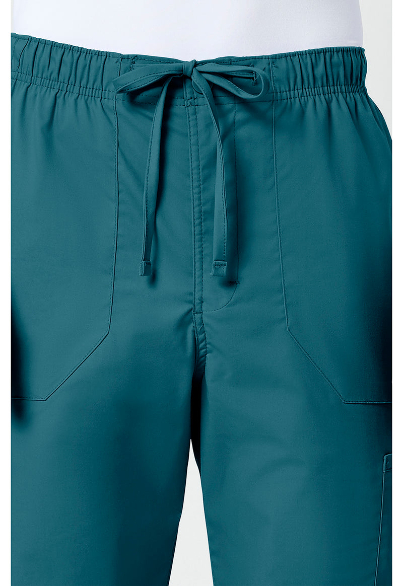 caribbean blue - Men's Tapered Leg Fly Front Cargo Pant (View 2)