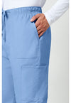 ciel blue - Men's Tapered Leg Fly Front Cargo Pant (View 4)