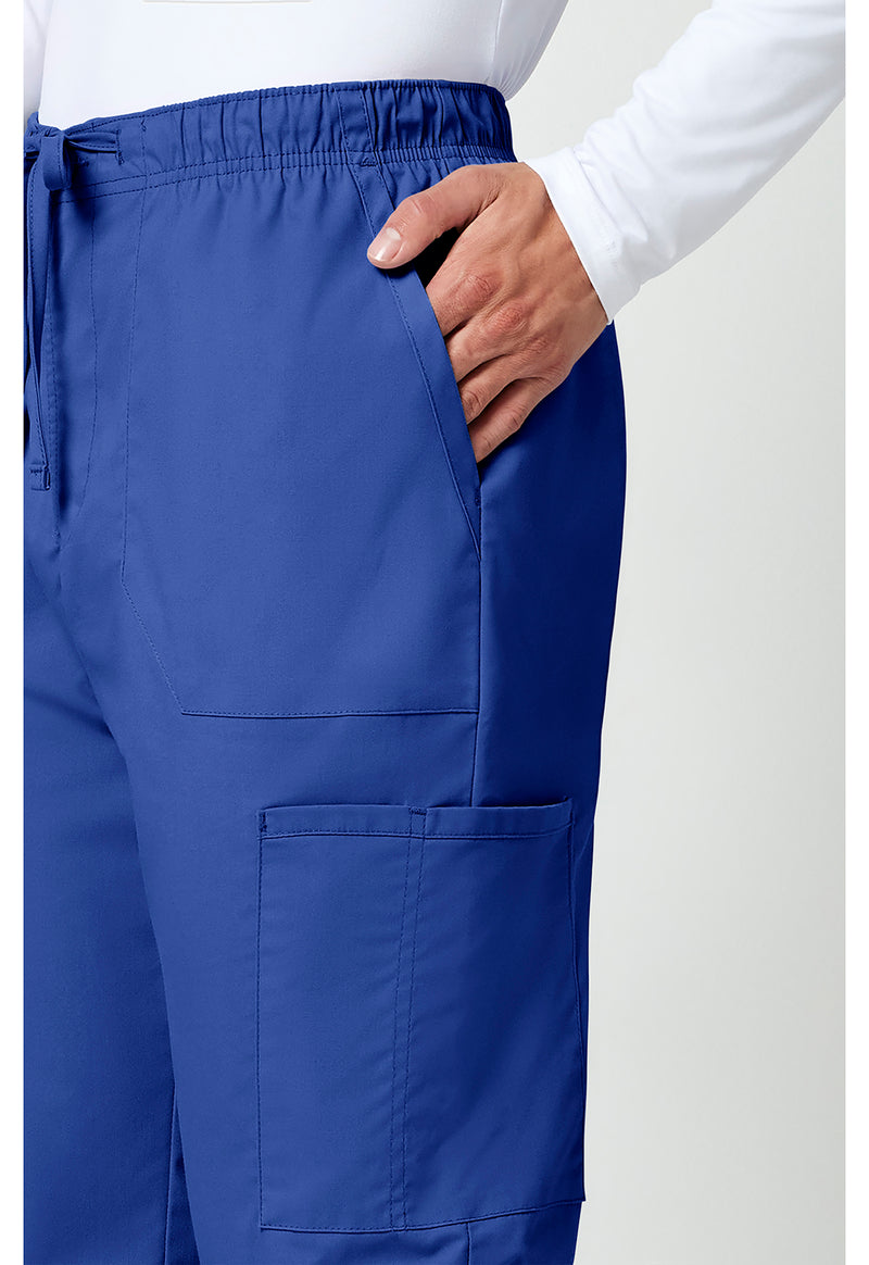galaxy blue - Men's Tapered Leg Fly Front Cargo Pant (View 4)