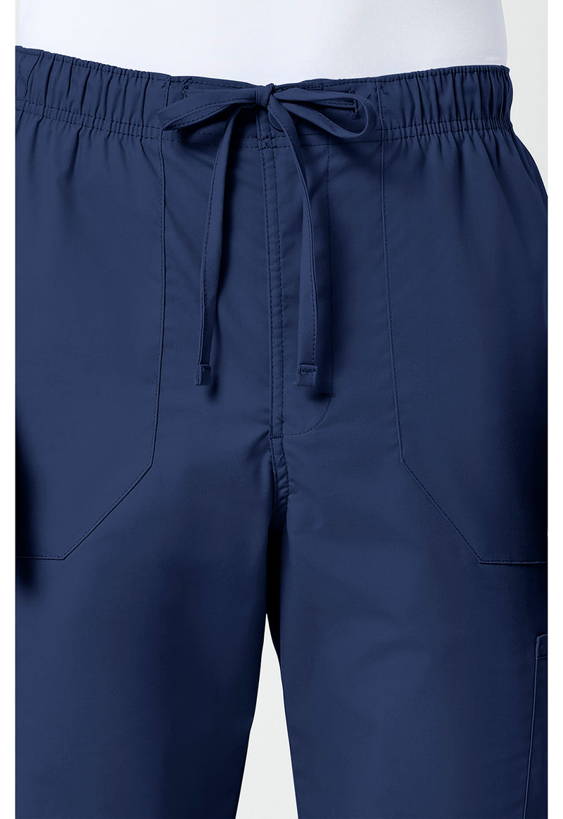 navy - Men's Tapered Leg Fly Front Cargo Pant (View 2)