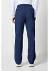 navy - Men's Tapered Leg Fly Front Cargo Pant (Back)
