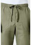olive - Men's Tapered Leg Fly Front Cargo Pant (View 2)
