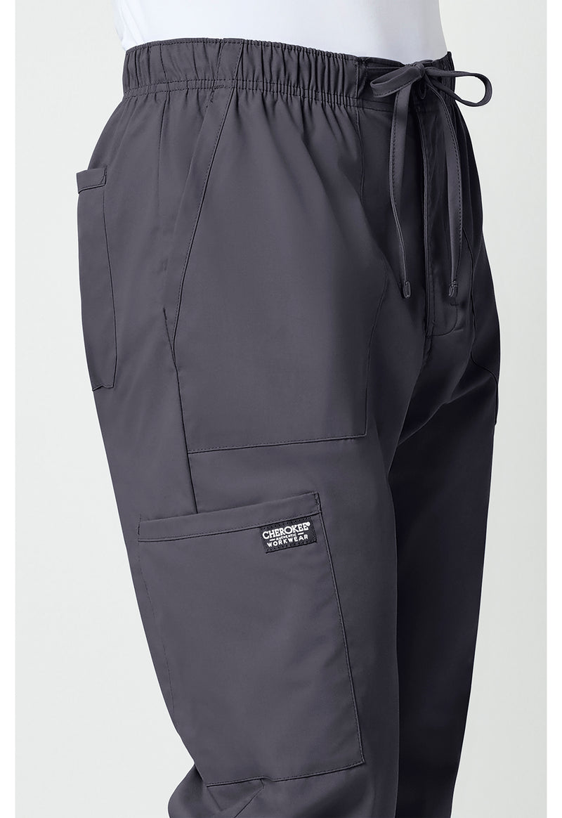 pewter - Men's Tapered Leg Fly Front Cargo Pant (View 3)