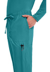teal blue - Men's Tapered Leg Fly Front Cargo Pant (View 3)