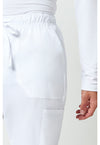 white - Men's Tapered Leg Fly Front Cargo Pant (View 3)