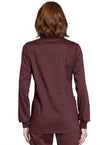 Espresso - Cherokee WW Revolution Women Scrub Jacket - Back View