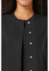 Black - Cherokee Cherokee WW Revolution Women's Scrub Jacket - Detail 2 View