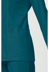 Caribbean Blue - Cherokee Cherokee WW Revolution Women's Scrub Jacket - Detail 4 View