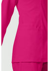 Electric Pink - Cherokee Cherokee WW Revolution Women's Scrub Jacket - Detail 3 View
