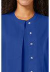 Galaxy Blue - Cherokee Cherokee WW Revolution Women's Scrub Jacket - Detail 2 View