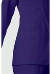 Grape - Cherokee Cherokee WW Revolution Women's Scrub Jacket - Detail 3 View