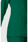 Hunter Green - Cherokee Cherokee WW Revolution Women's Scrub Jacket - Detail 3 View