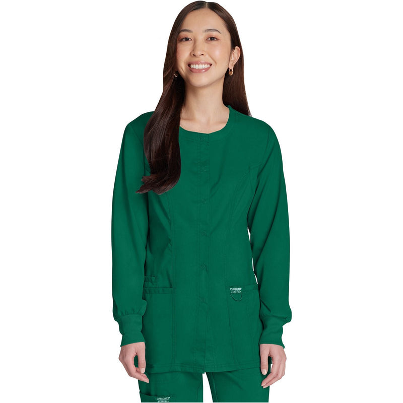 hunter green - Snap Front Jacket
