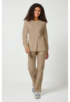 Khaki - Cherokee Cherokee WW Revolution Women's Scrub Jacket - Detail 1 View