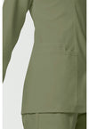 Olive - Cherokee Cherokee WW Revolution Women's Scrub Jacket - Detail 3 View
