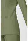 Olive - Cherokee Cherokee WW Revolution Women's Scrub Jacket - Detail 4 View