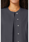 Pewter - Cherokee Cherokee WW Revolution Women's Scrub Jacket - Detail 2 View