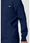 Navy - Cherokee Cherokee WW Revolution Men's Scrub Jacket - Detail 4 View