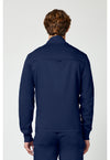 Navy - Cherokee WW Revolution Men's Scrub Jacket - Back View