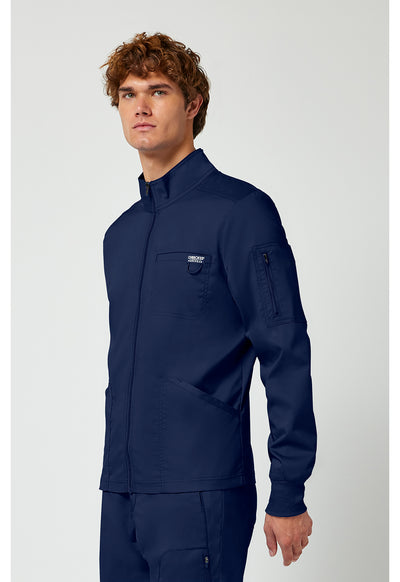 Men's Zip Front Scrub Jacket