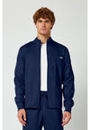 Navy - Cherokee WW Revolution Men's Scrub Jacket - Front View