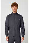 Pewter - Cherokee WW Revolution Men's Scrub Jacket - Front View