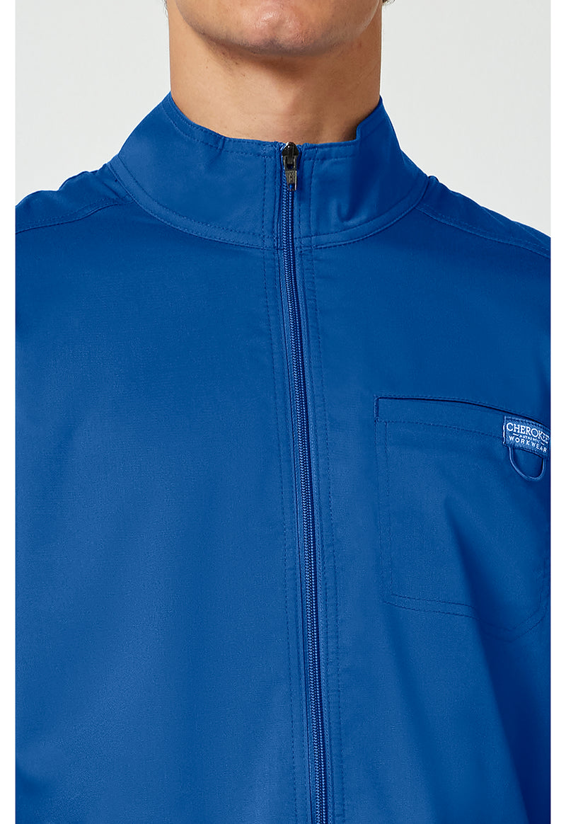 Royal - Cherokee Cherokee WW Revolution Men's Scrub Jacket - Detail 2 View