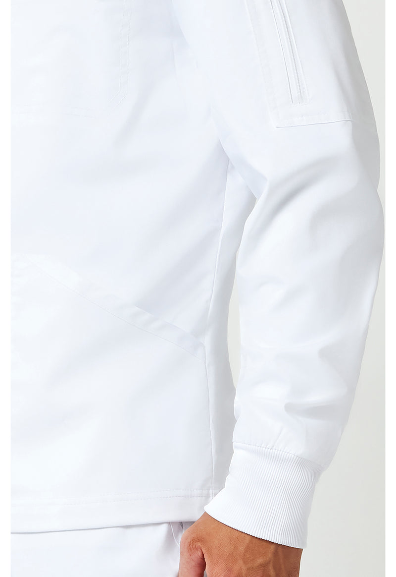White - Cherokee Cherokee WW Revolution Men's Scrub Jacket - Detail 4 View
