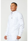 White - Cherokee Cherokee WW Revolution Men's Scrub Jacket - Left Side View