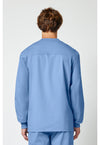 ciel blue - Men's Snap Front Jacket (Back)
