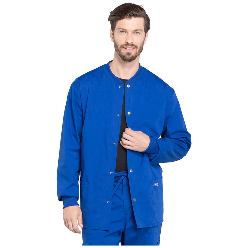 galaxy blue - Men's Snap Front Jacket