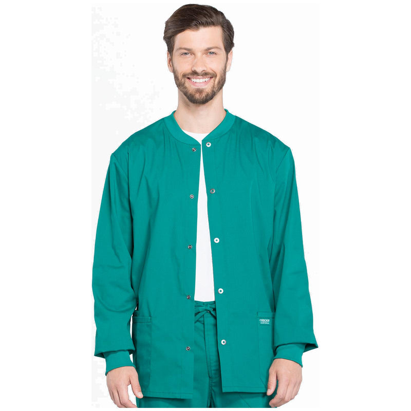 hunter green - Men's Snap Front Jacket